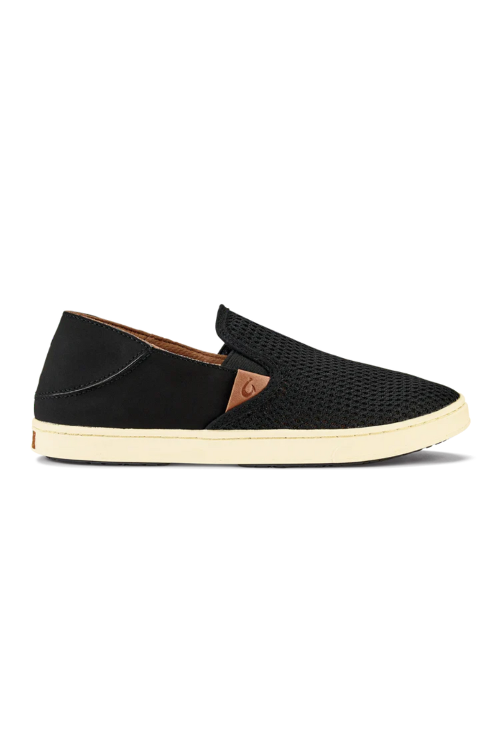 Olukai Pehuea Black Women's Slip On