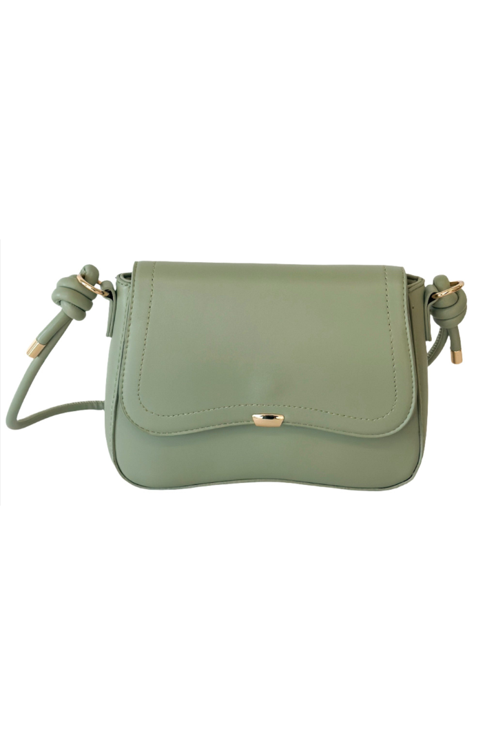 Jen & Co - Fiji Curved Flapover Shoulder Bag