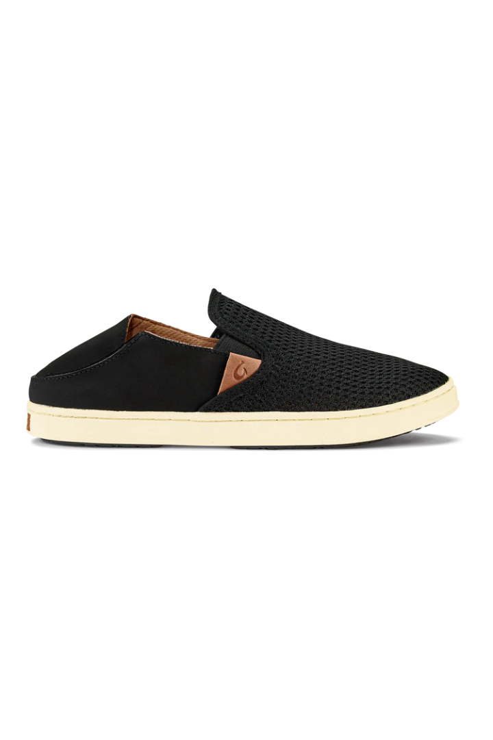 Olukai Pehuea Black Women's Slip On