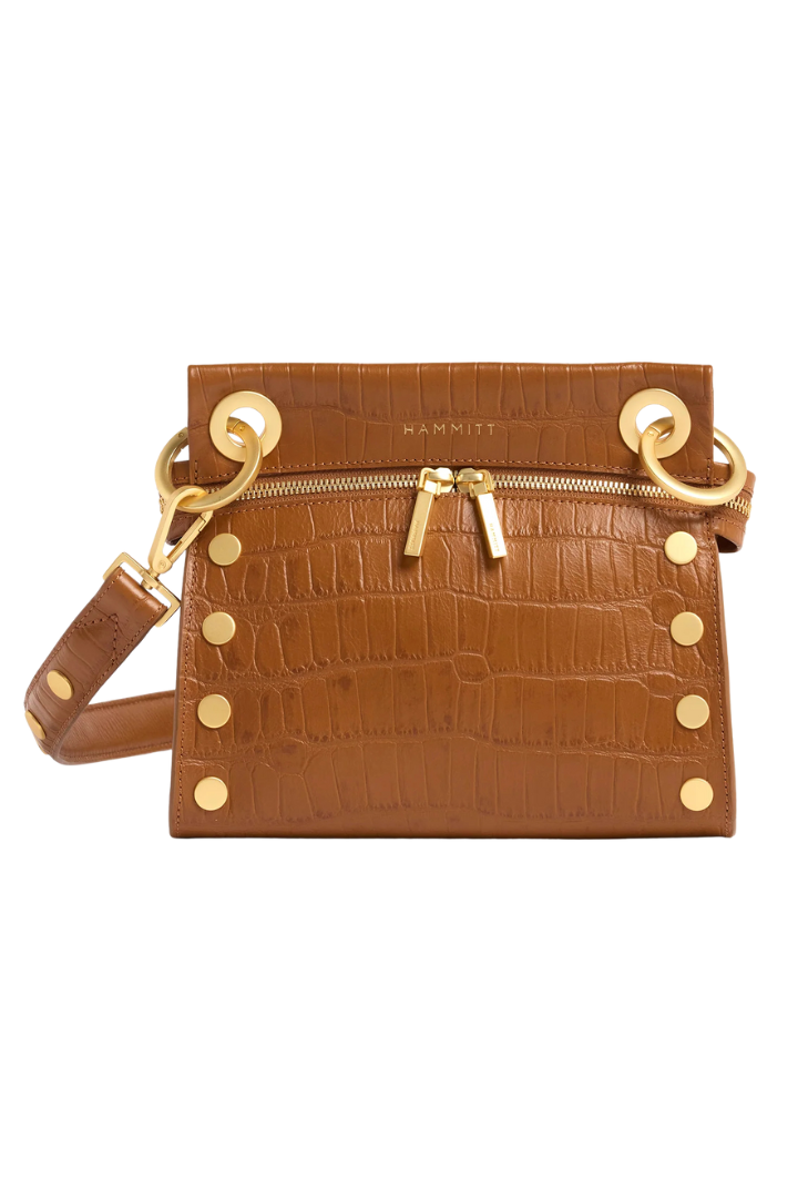 Hammitt Tony Signature Sml - Canyon Crocco/Brushed Gold