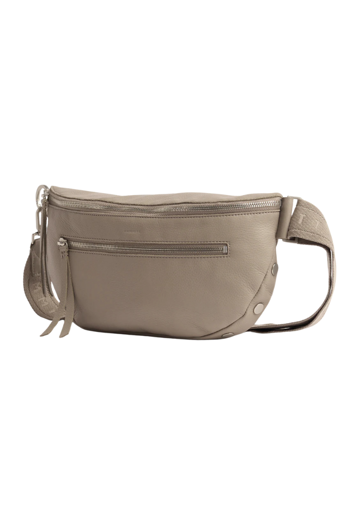 Hammitt Charles Crossbody Lrg - Pewter Pebble/Brushed Silver