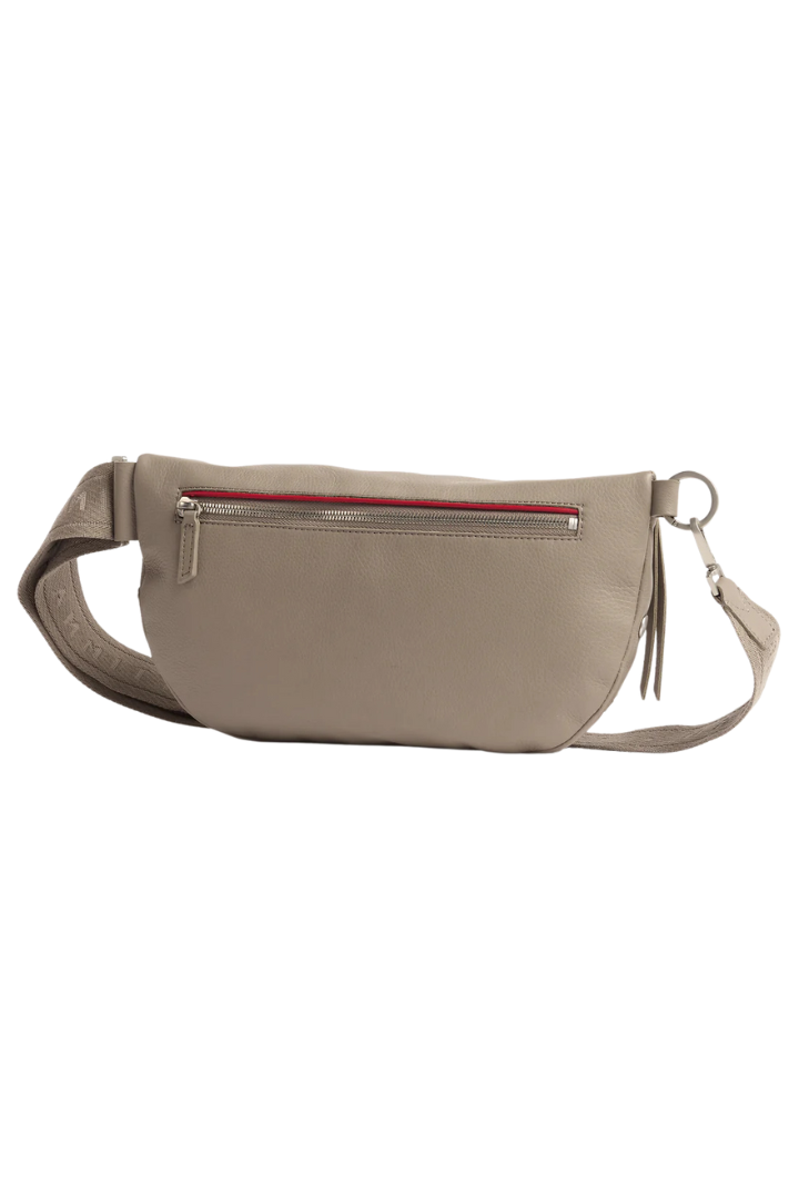 Hammitt Charles Crossbody Lrg - Pewter Pebble/Brushed Silver