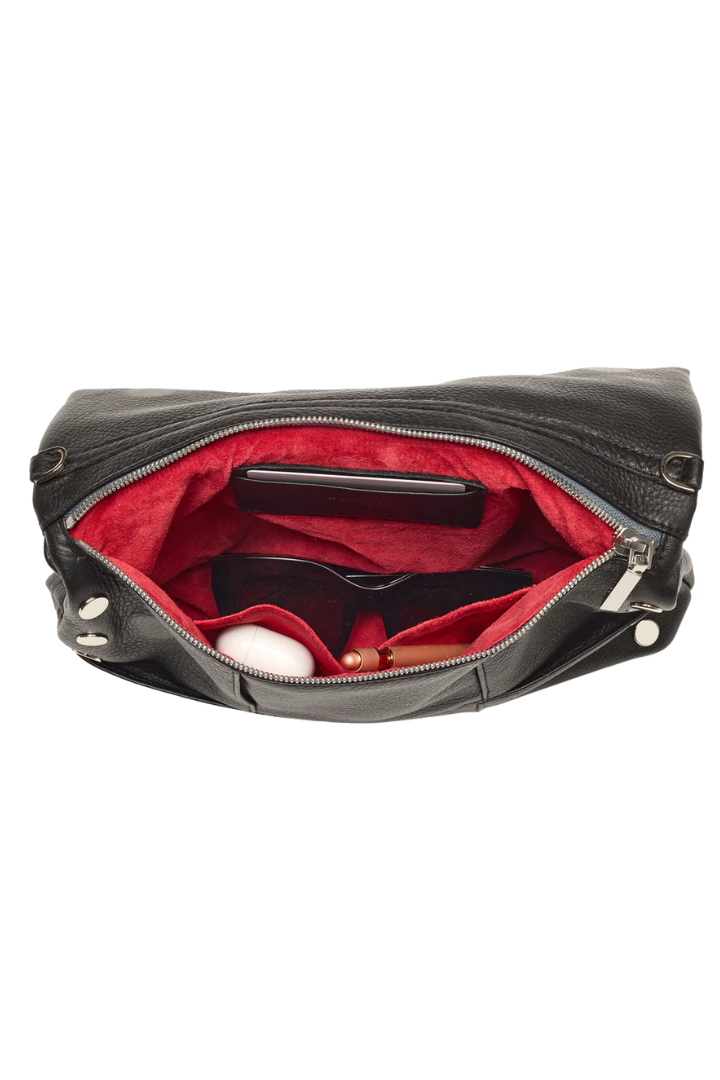 Hammitt Vip Lrg - Black Weave/Silver