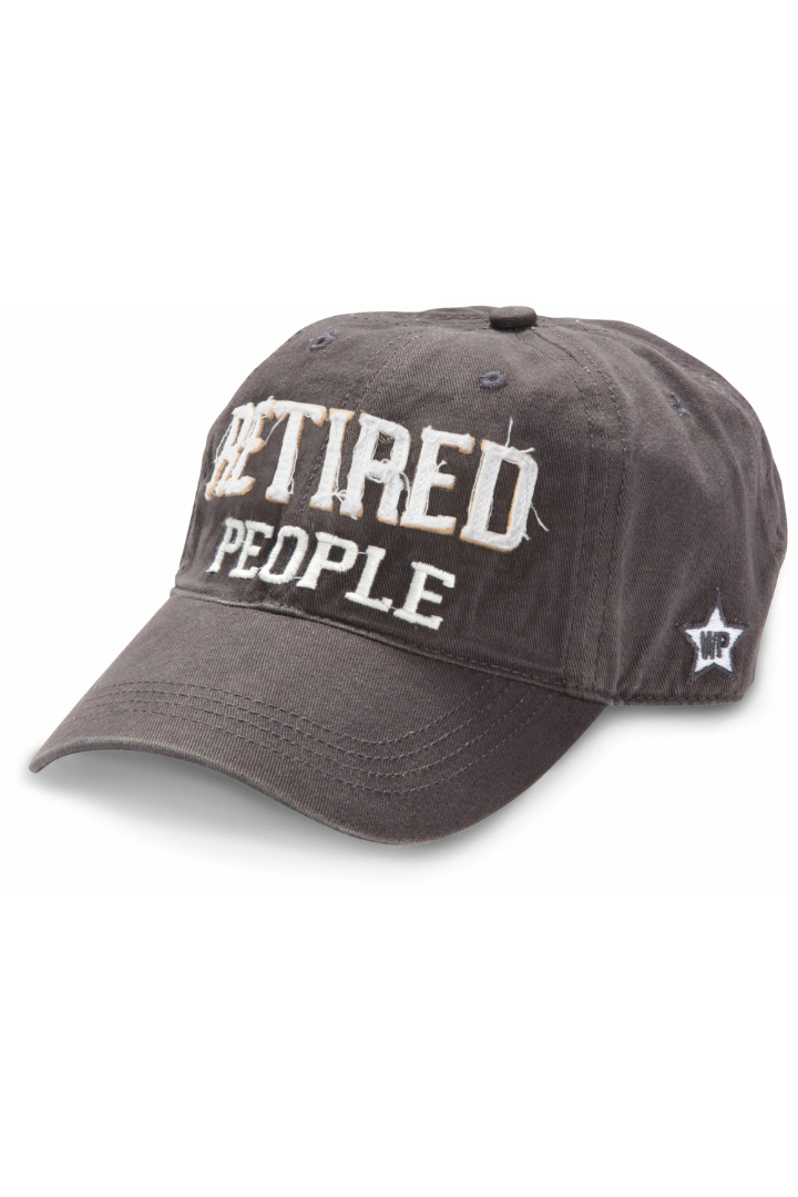 Retired People Dark Gray Hat