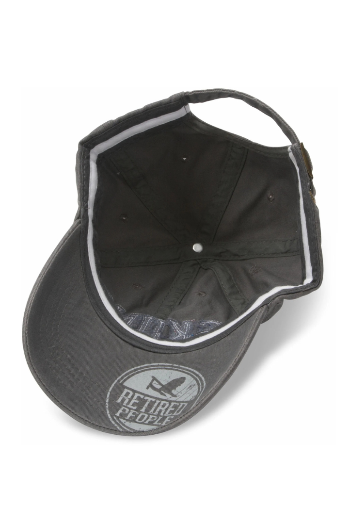 Retired People Dark Gray Hat