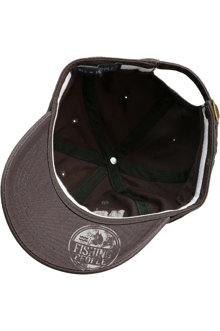 Fishing People Dark Gray Hat