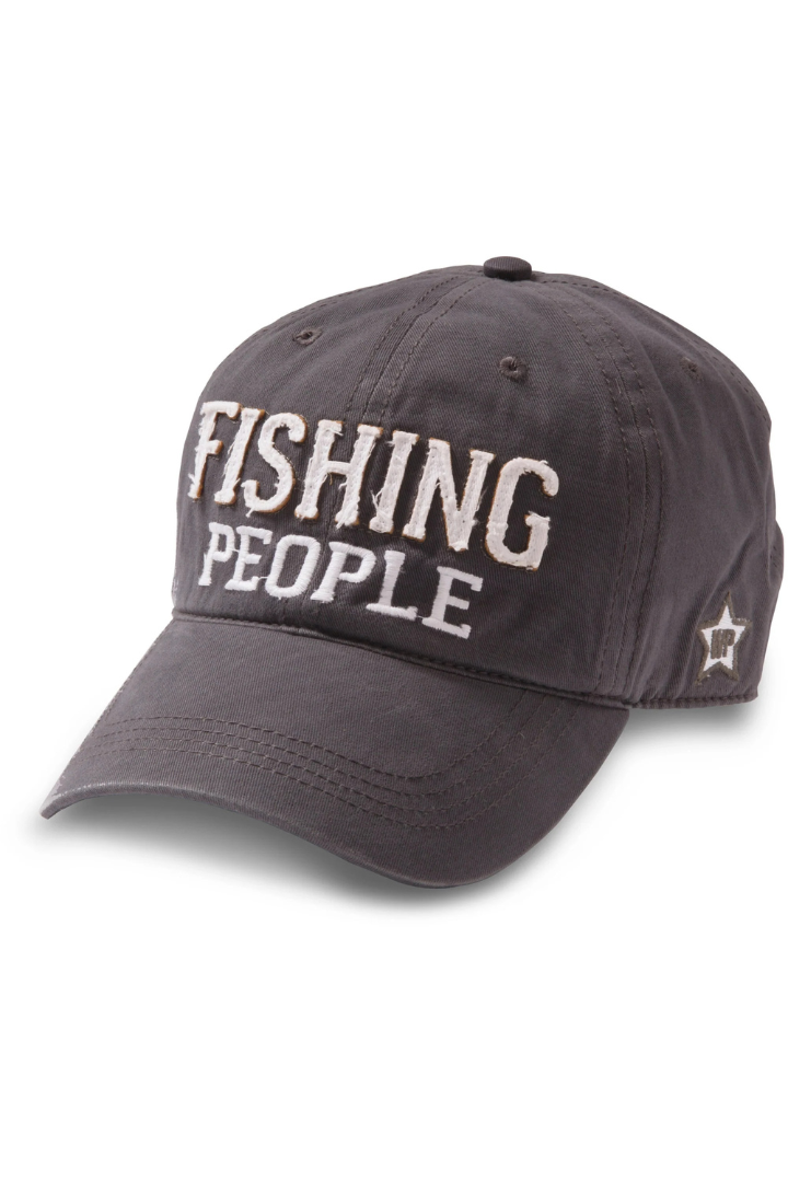 Fishing People Dark Gray Hat