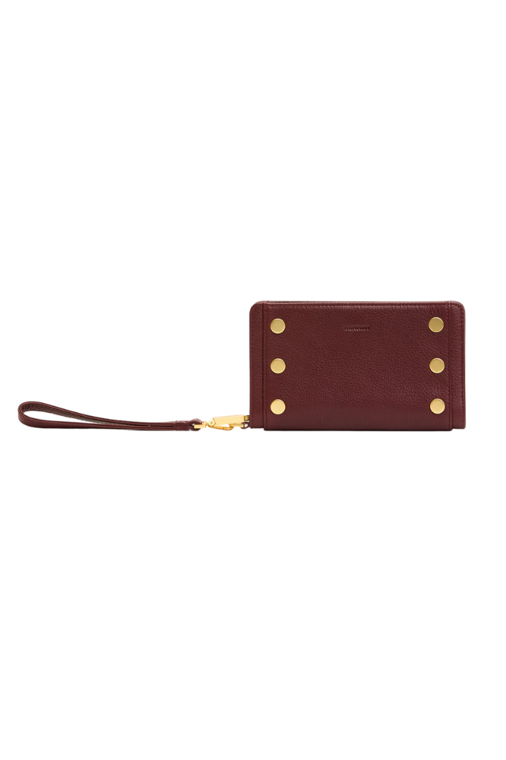 Hammitt Bryant Wallet - Cherrywood Pebble/Brushed Gold