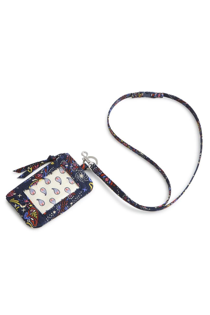 Vera Bradley Zip ID Pouch w/Breakaway Lanyard