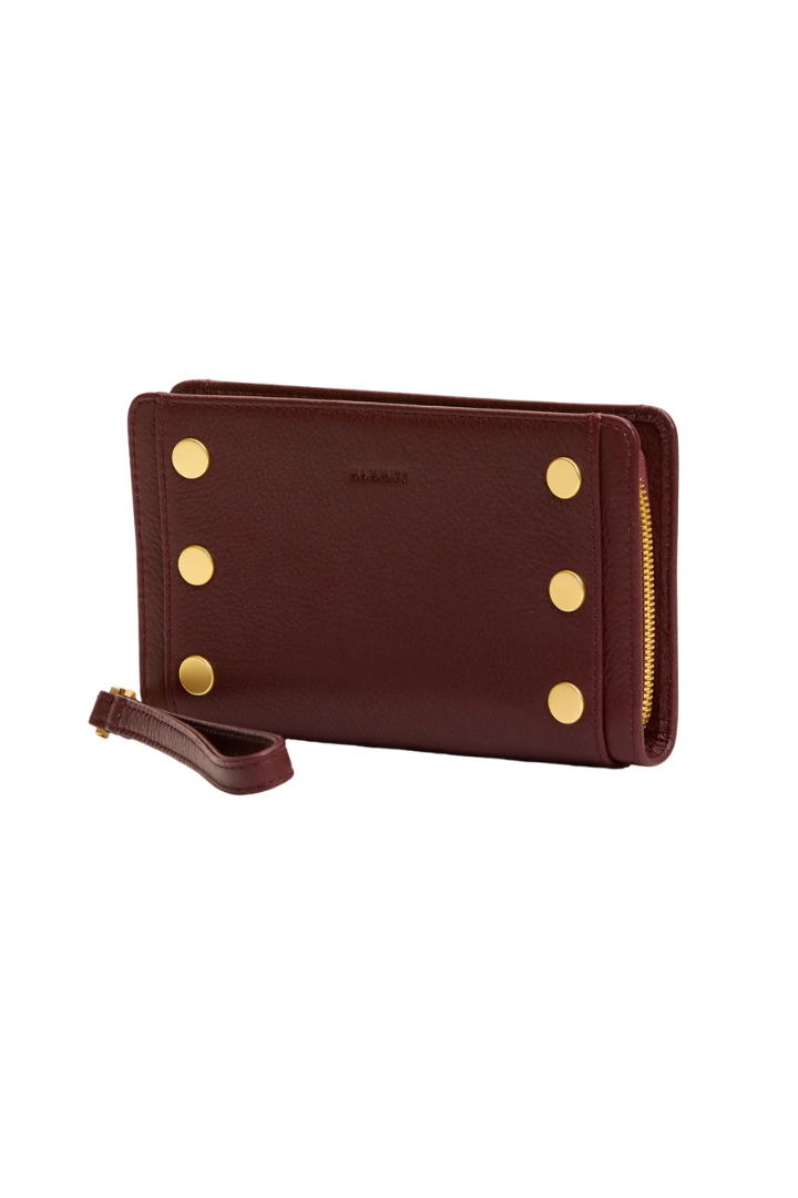 Hammitt Bryant Wallet - Cherrywood Pebble/Brushed Gold