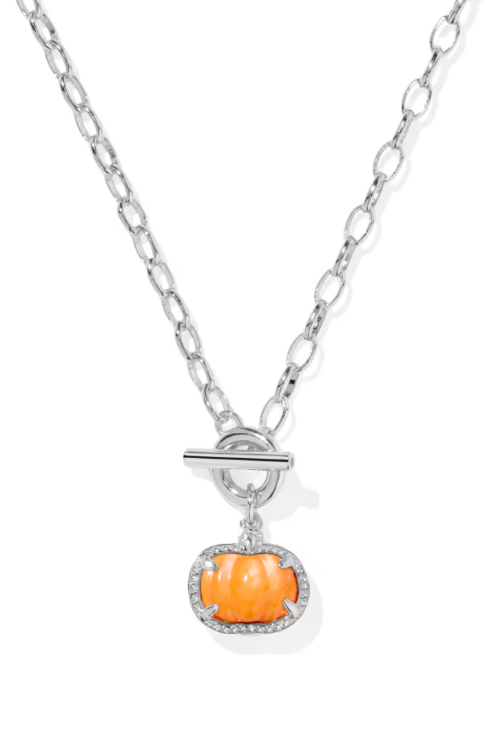 Kendra Scott Pumpkin Link And Chain Necklace