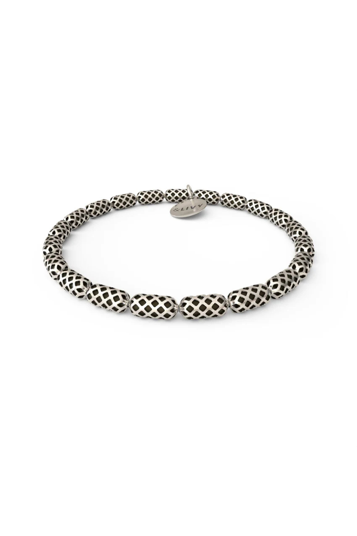 & Livy Mellow Out! Metal Stretch Bracelet
