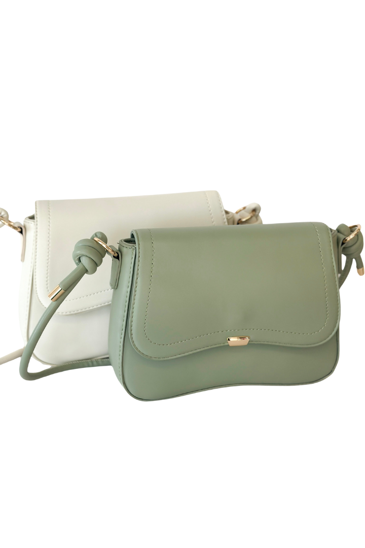 Jen & Co - Fiji Curved Flapover Shoulder Bag