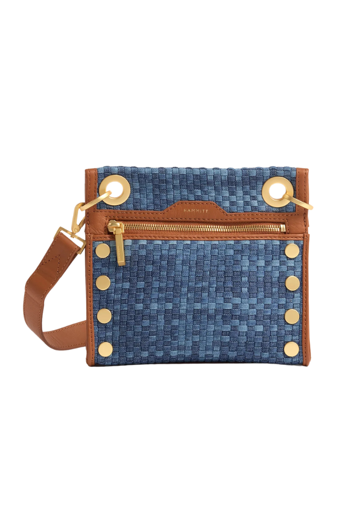 Hammitt Tony Sml - Mosaic Denim/Brushed Gold