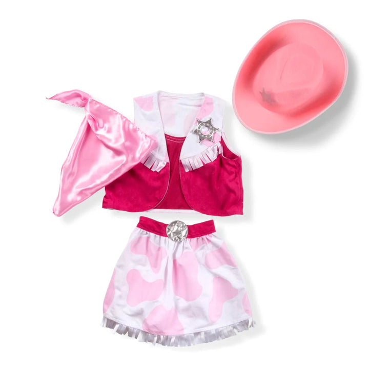 Pink and white dress with matching hat on a white background