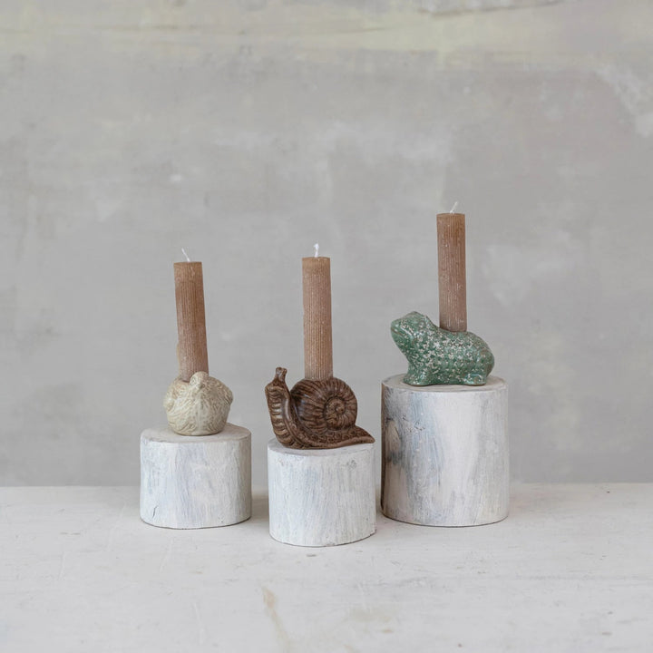 Critter Taper Candle Holder