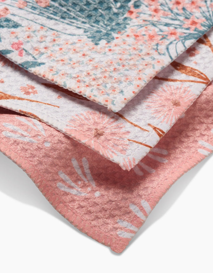 Geometry Garden Bloom Dishcloth Set