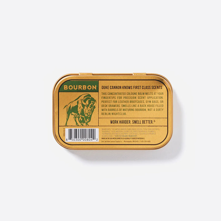 Bourbon Solid Cologne Tin