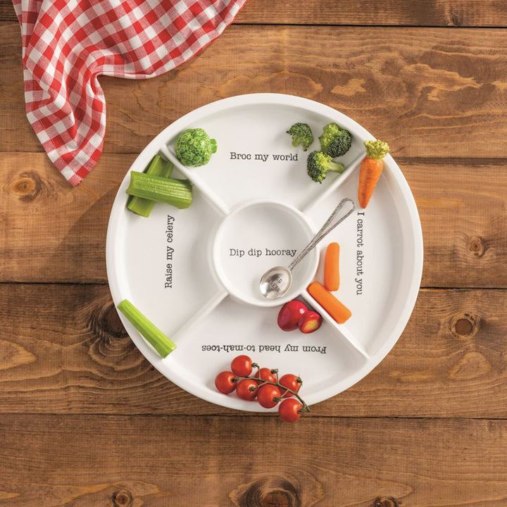 Dip Dip Hooray Veggie Crudite Set