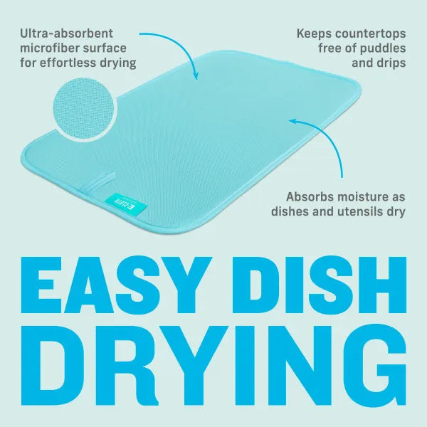 E-Cloth Atlantic Blue Dish Drying Mat