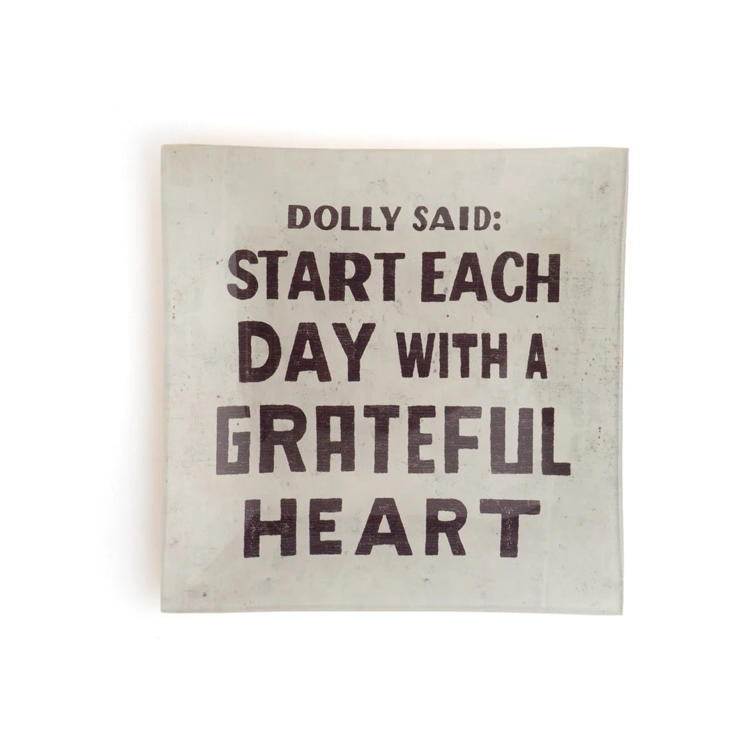 They Said Inspirational Quote Plate