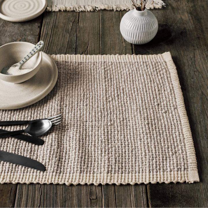Dove Gray Lattice Placemat