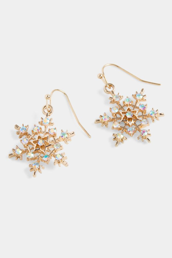 Shimmering Snowflake Earring