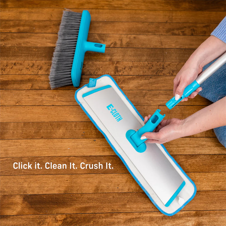 E-Cloth Easy Click 4-in-1 Dusting & Floor Care Kit