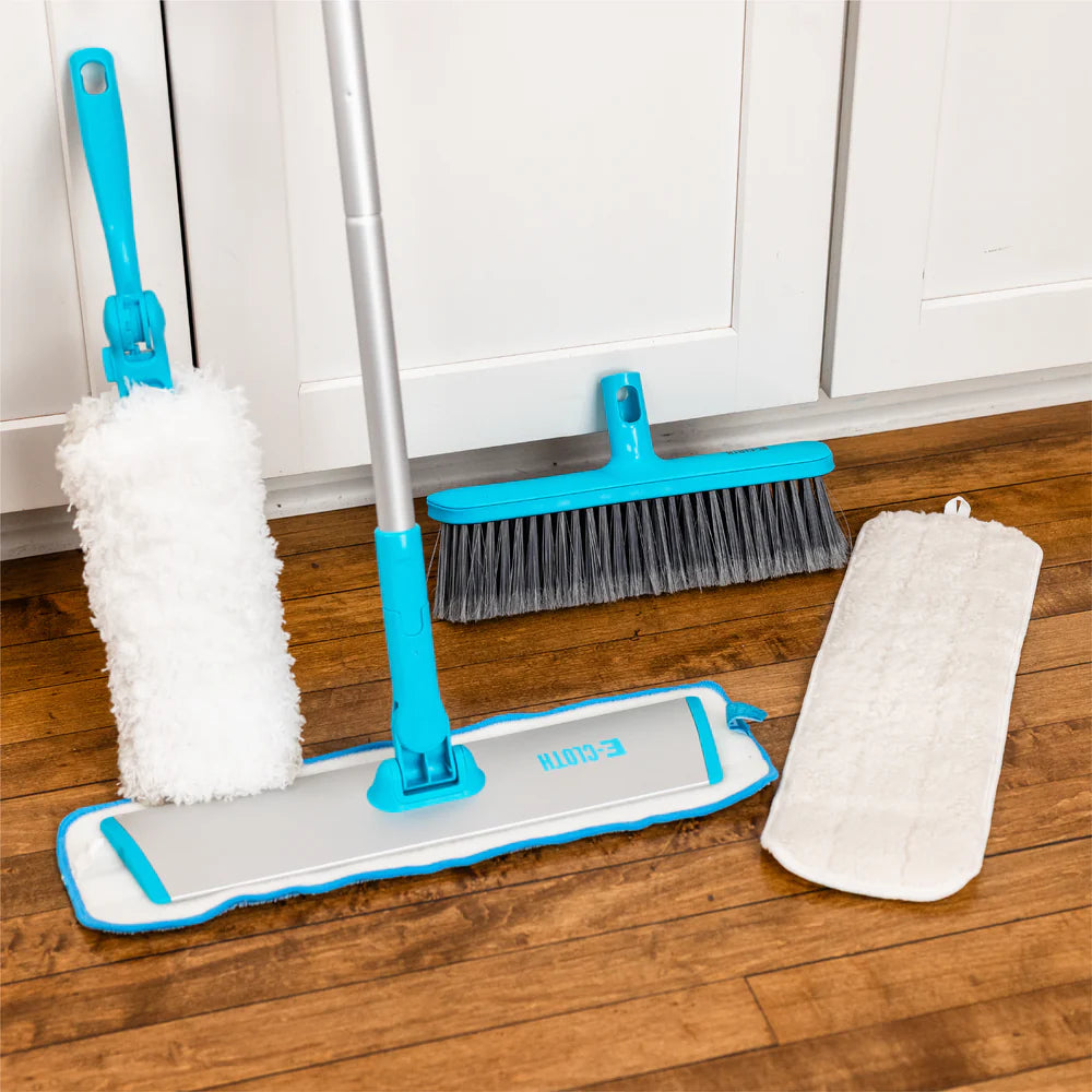 E-Cloth Easy Click 4-in-1 Dusting & Floor Care Kit