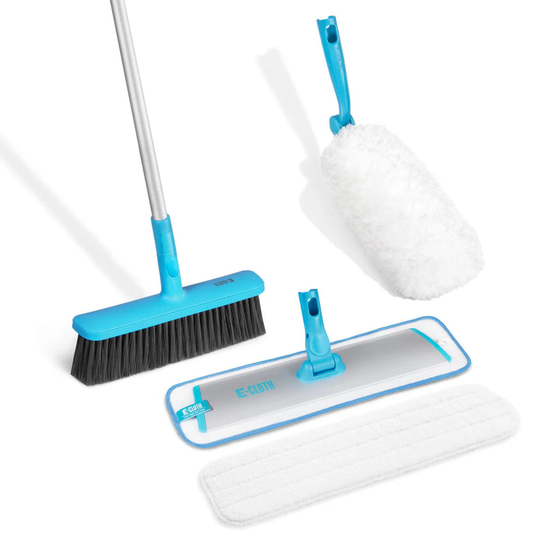 E-Cloth Easy Click 4-in-1 Dusting & Floor Care Kit