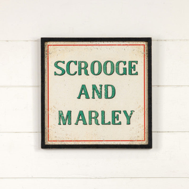 Scrooge & Marley Vintage Sign