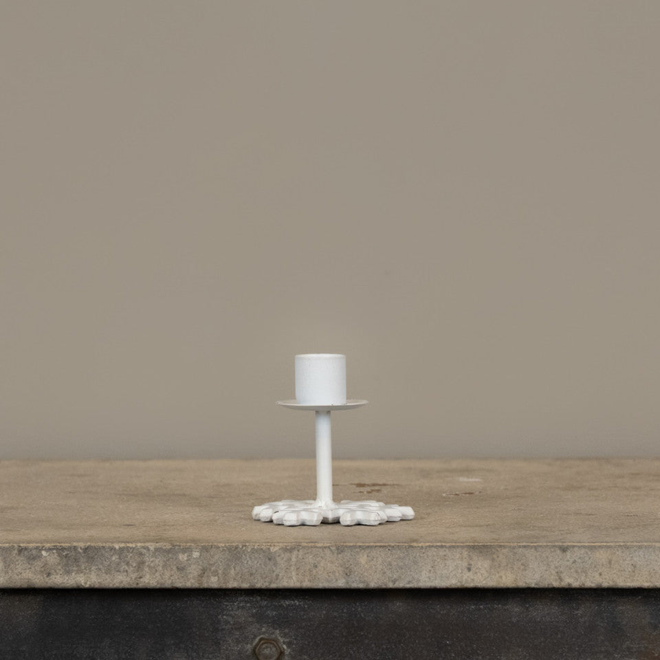 Snowflake Taper Candle Holders
