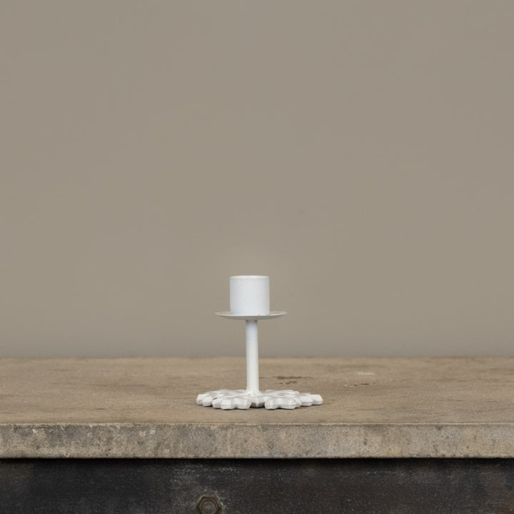 Snowflake Taper Candle Holders