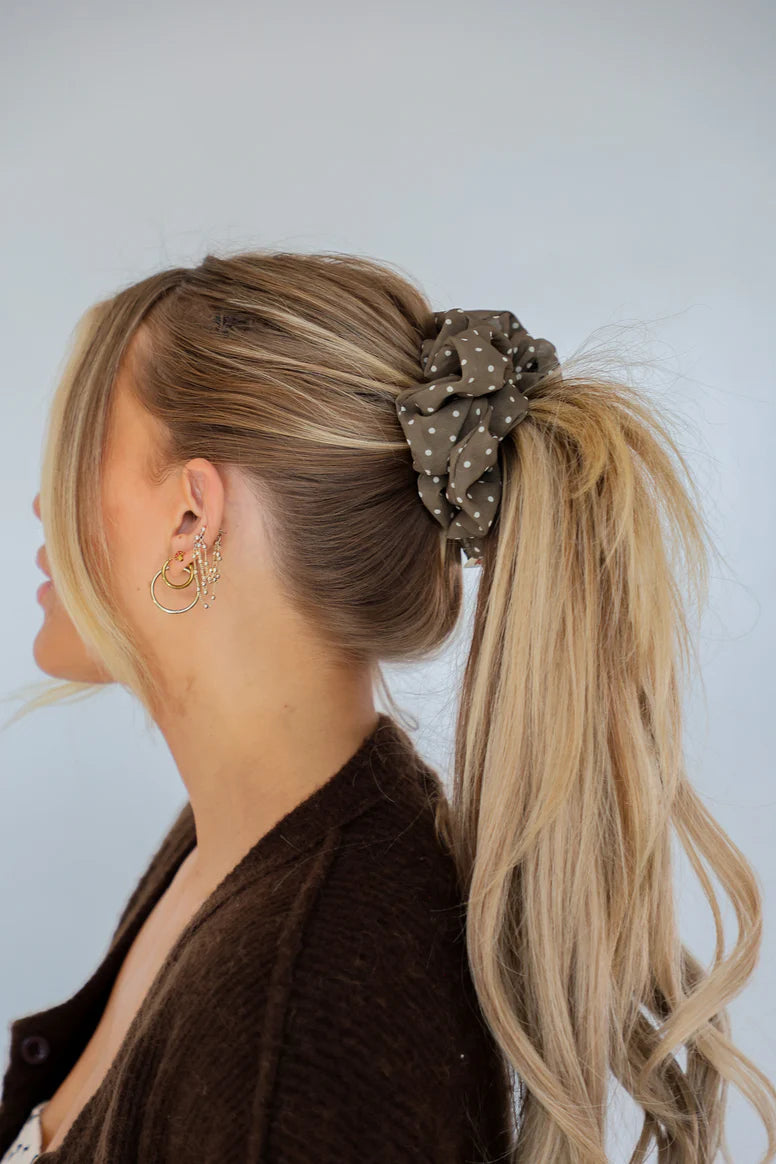 Kaxi Polka Dot Oversized Scrunchie