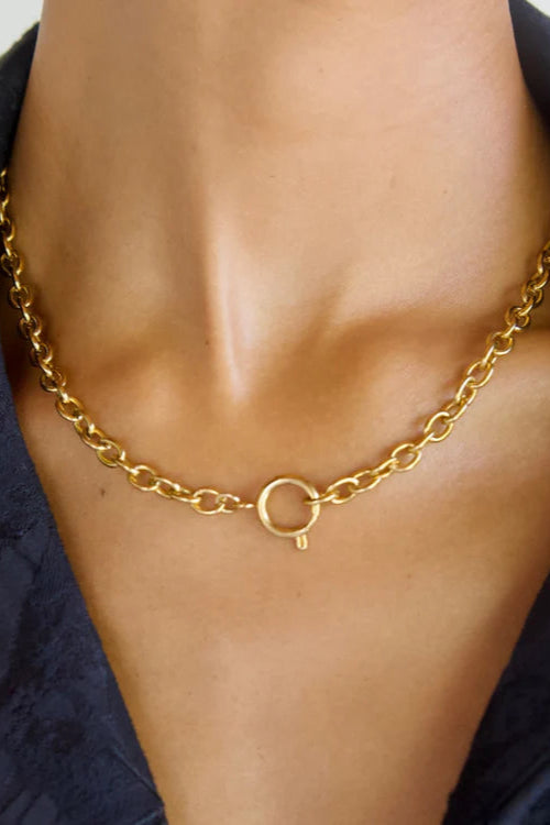 Ellie Vail Melody Sailor Clasp Chain Necklace