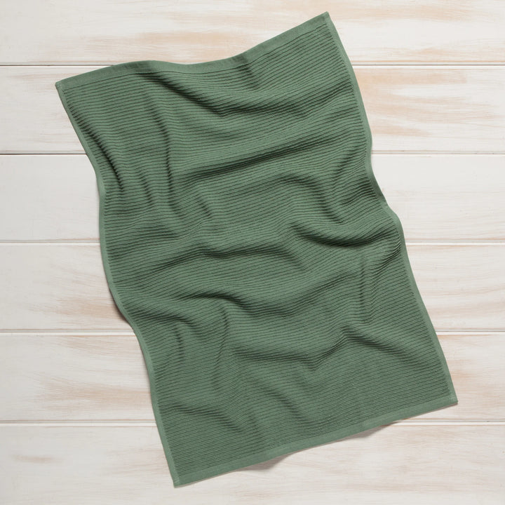 Elm Green Ripple Dishtowel