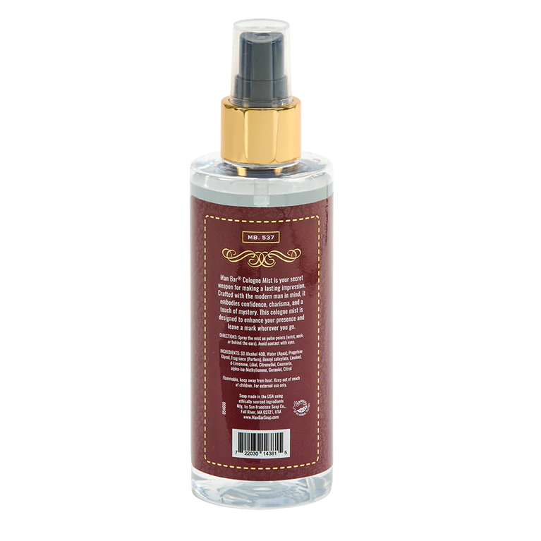 Exotic Musk & Sandalwood Man Bar Cologne Mist