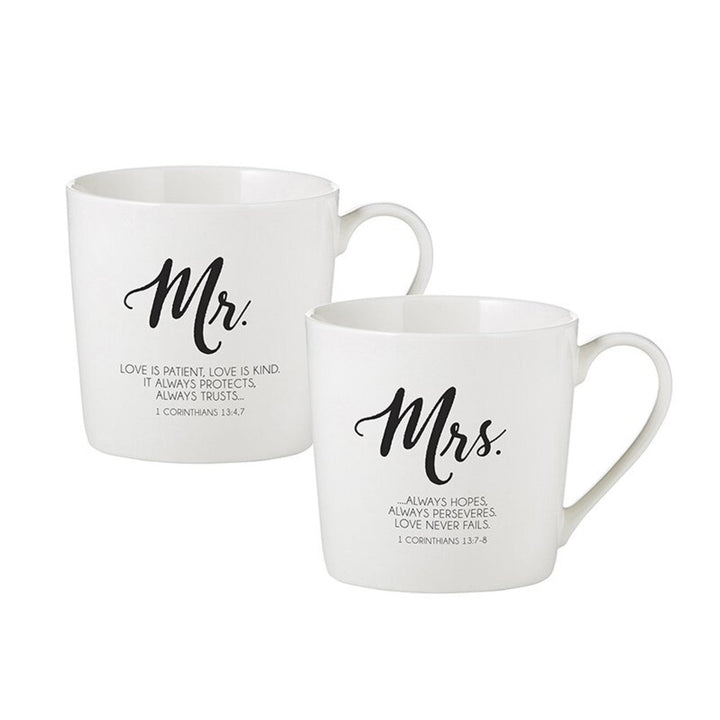 Mr. & Mrs. Cafe Mugs Set