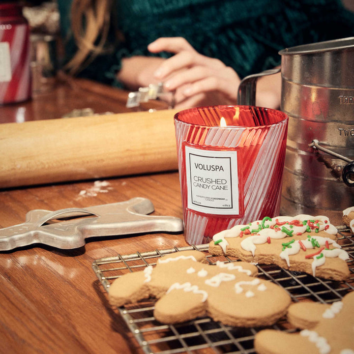 Voluspa Crushed Candy Cane Candle