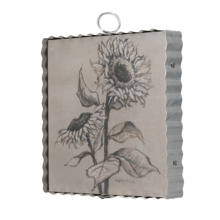 Sepia Sunflowers Mini Print