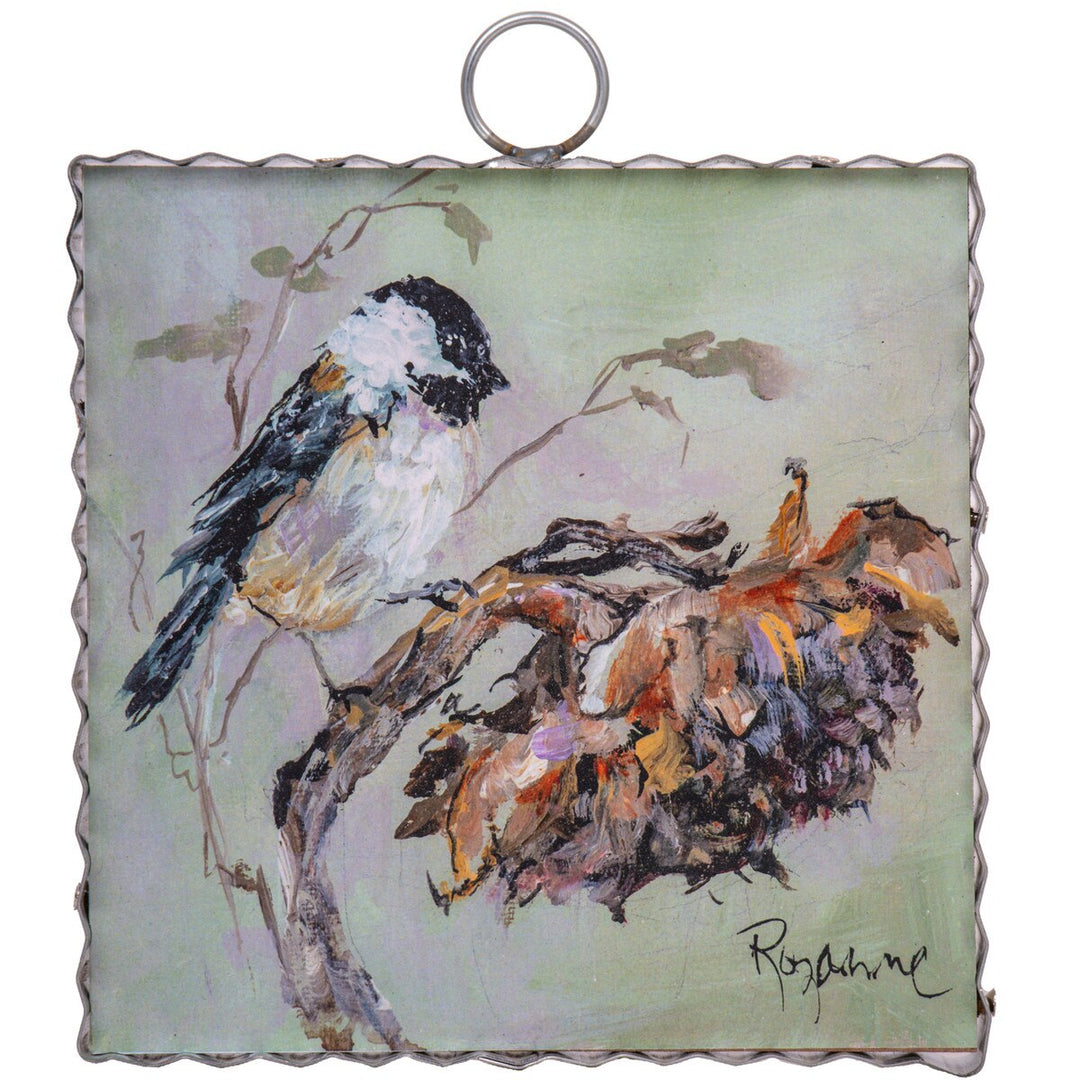 Scalloped Mini Autumn Art Plaque