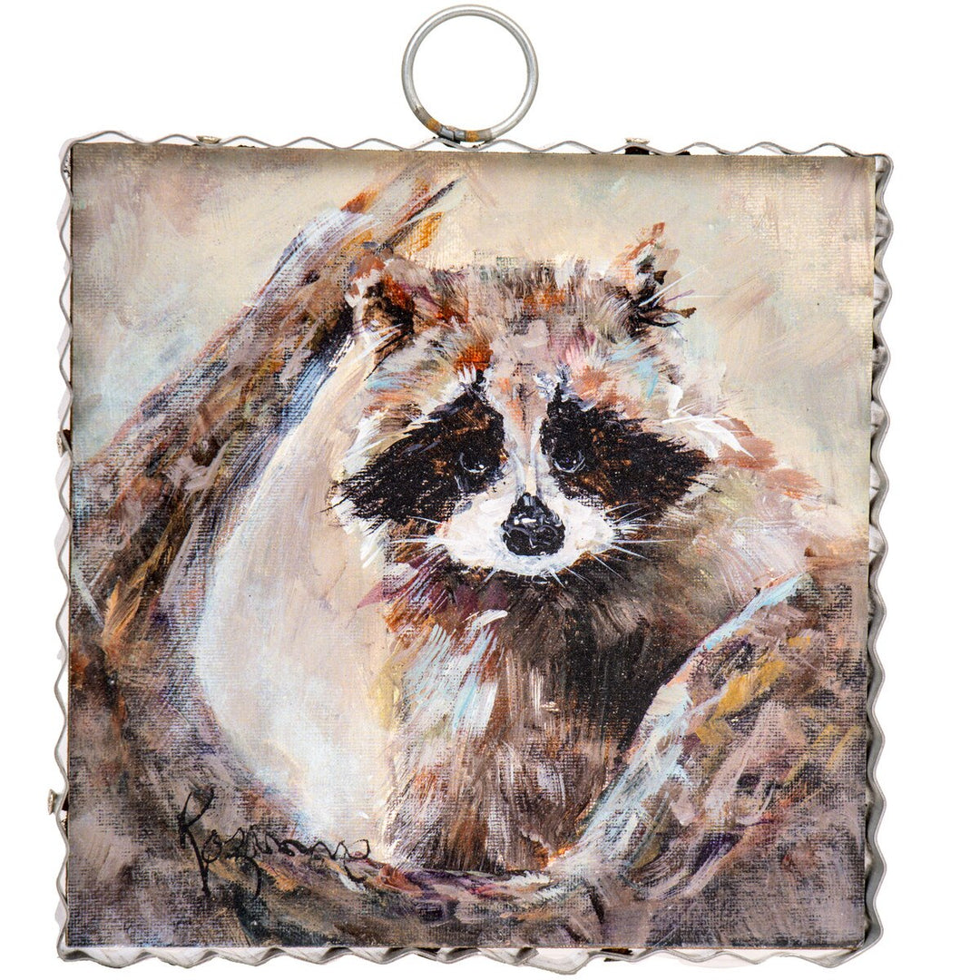 Scalloped Mini Autumn Art Plaque
