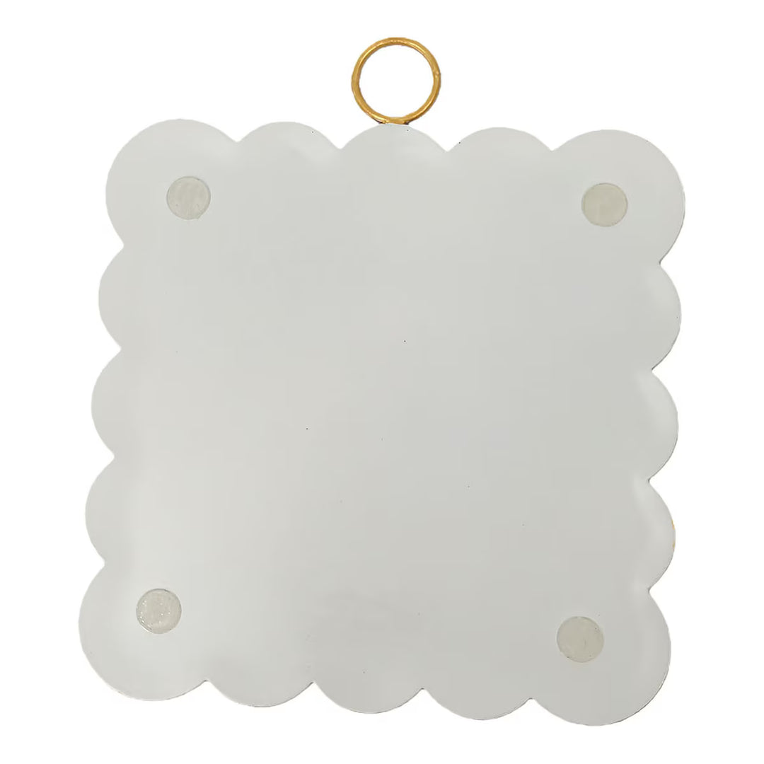 Scallop Framed Mini Autumn Art Plaque