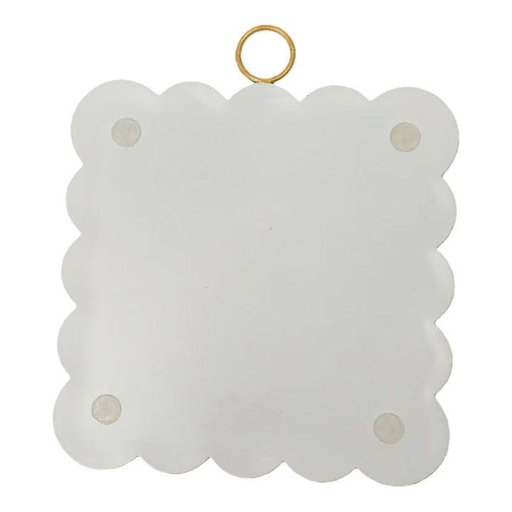 Scallop Framed Mini Autumn Art Plaque