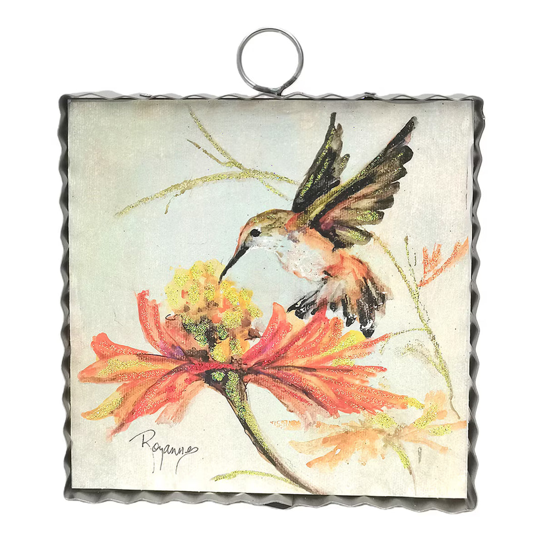 Scalloped Mini Autumn Art Plaque