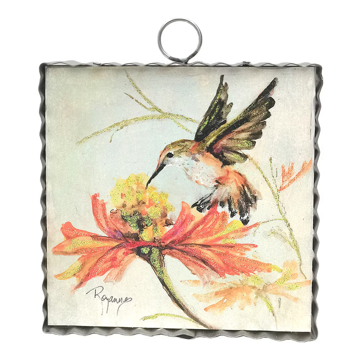 Scalloped Mini Autumn Art Plaque