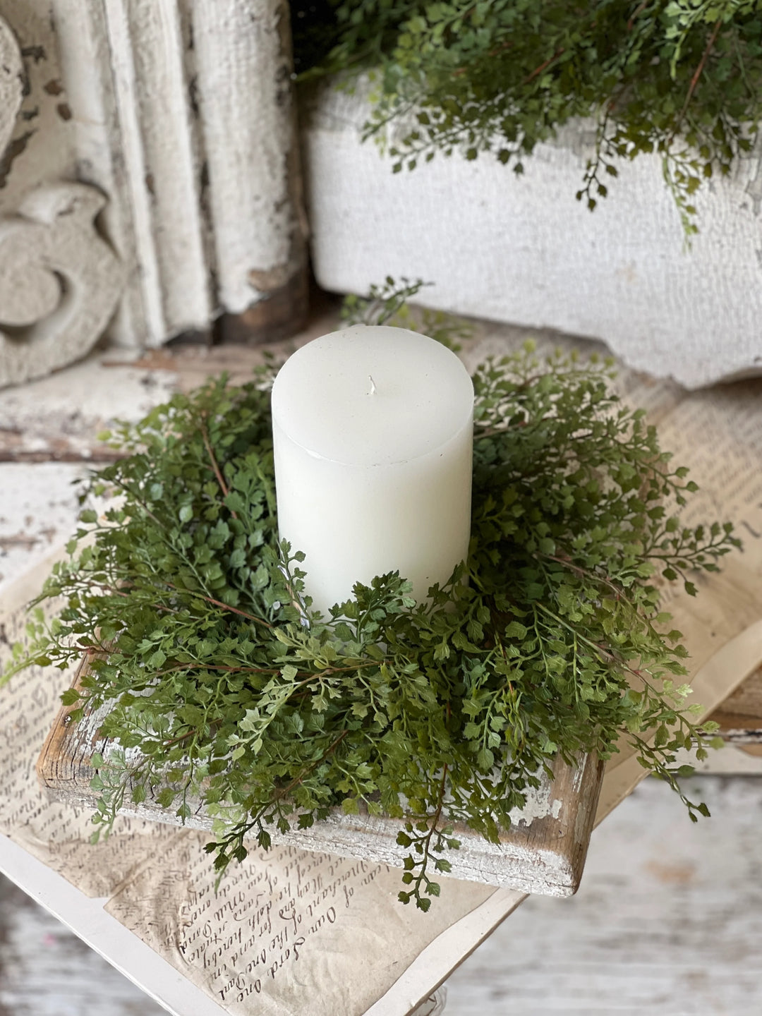 Damsel Fern Candle Ring