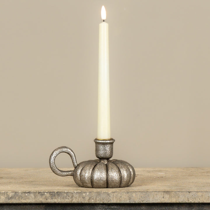 Pewter Pumpkin Taper Holder