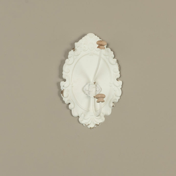 White Vintage Wall Hook
