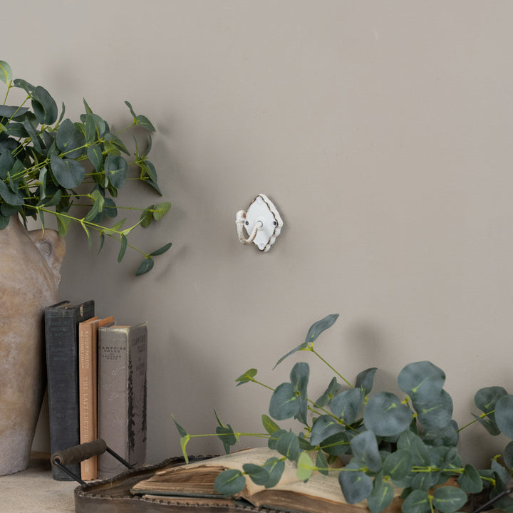 Rustic White Wall Hook